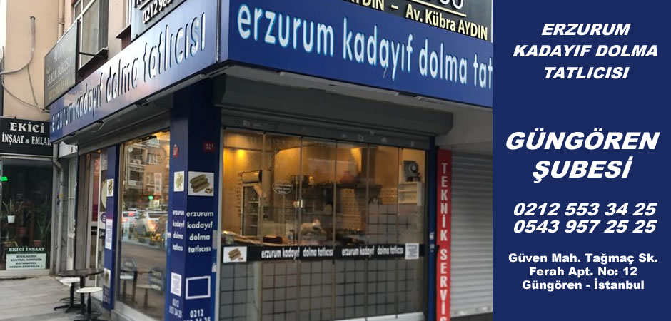 Erzurum Kadayıf Dolma Tatlıcısı